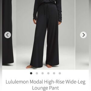 Lululemon Modal HR Wide Leg Lounge Pant in French Press *not black!!* Size 10